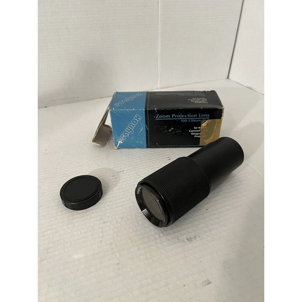 Vintage Raynox Projection‎ Lens 100-150mm Zoom f3.5-Original Box-Untested
